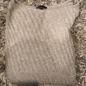 ANN TAYLOR XL GRAY SWEATER